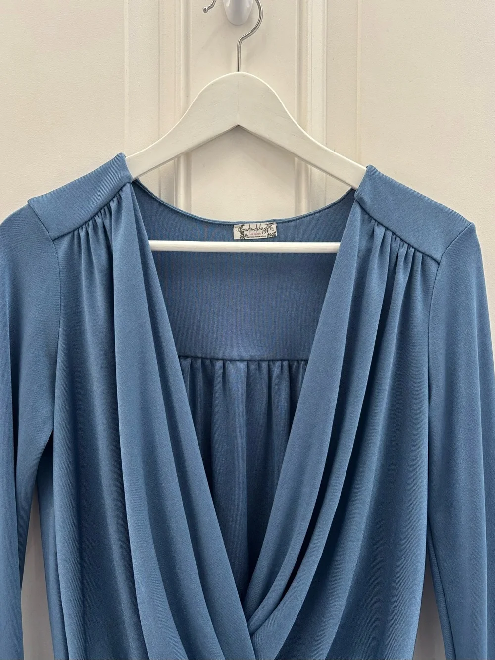 Free People Turnt Bodysuit Copenhagen Blue S